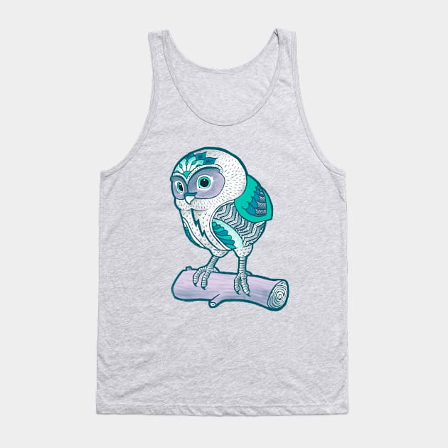 Mandala Owlet Tank Top by Theysaurus